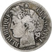 França, 2 Francs, Cérès, 1871, Bordeaux, Prata, F(12-15), Gadoury:530