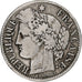 France, 2 Francs, Cérès, 1871, Bordeaux, Silver, VF(30-35), Gadoury:530