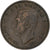 Wielka Brytania, George VI, Penny, 1939, Brązowy, AU(50-53), KM:845