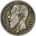 Bélgica, Leopold II, Franc, 1887, Plata, BC+, KM:29.2