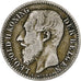 Belgio, Leopold II, Franc, 1887, Argento, MB, KM:29.2