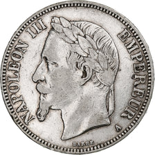Frankrijk, Napoleon III, 5 Francs, 1868, Paris, Zilver, ZF, Gadoury:739