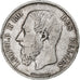 Belgio, Leopold II, 5 Francs, 5 Frank, 1868, Argento, MB+, KM:24