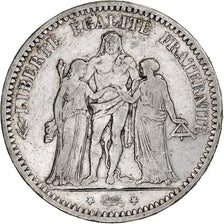 France, 5 Francs, Hercule, 1873, Paris, Argent, TB+, Gadoury:745a, KM:820.1
