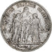 Francia, 5 Francs, Hercule, 1875, Paris, Argento, MB+, Gadoury:745a, KM:820.1