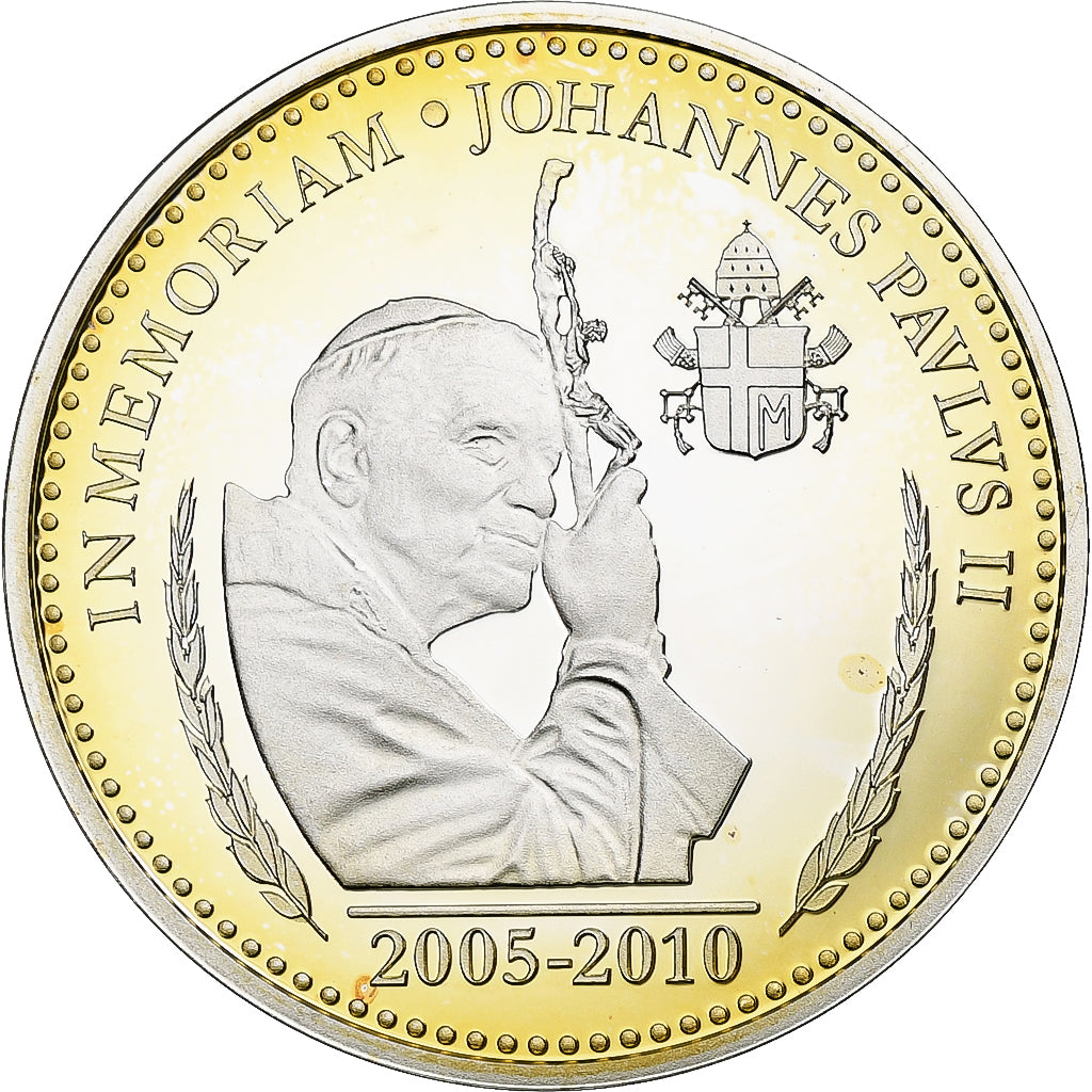 Vatican, Medal, Le Pape Jean-Paul II, 2010, Silver, Proof, MS(65-70)