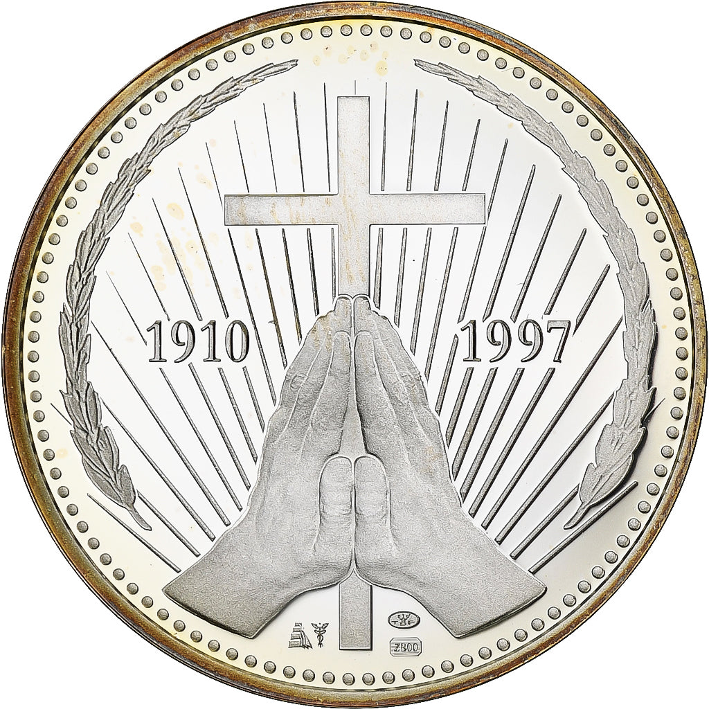 Vaticano, medaglia, Mère Thérésa, 2010, Argento, FS, FDC