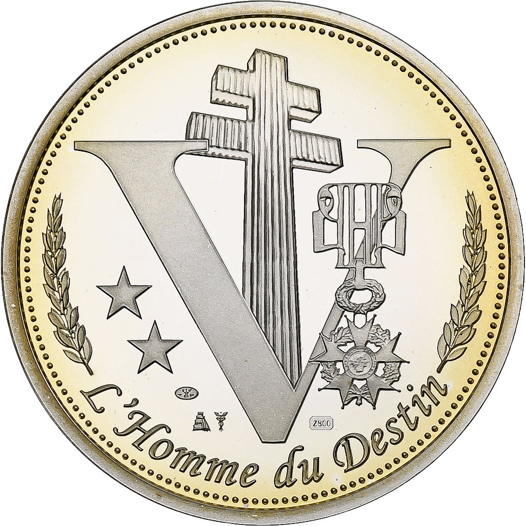 Très Grosse Médaille Général De Gaulle, Monnaie De Paris, 1970