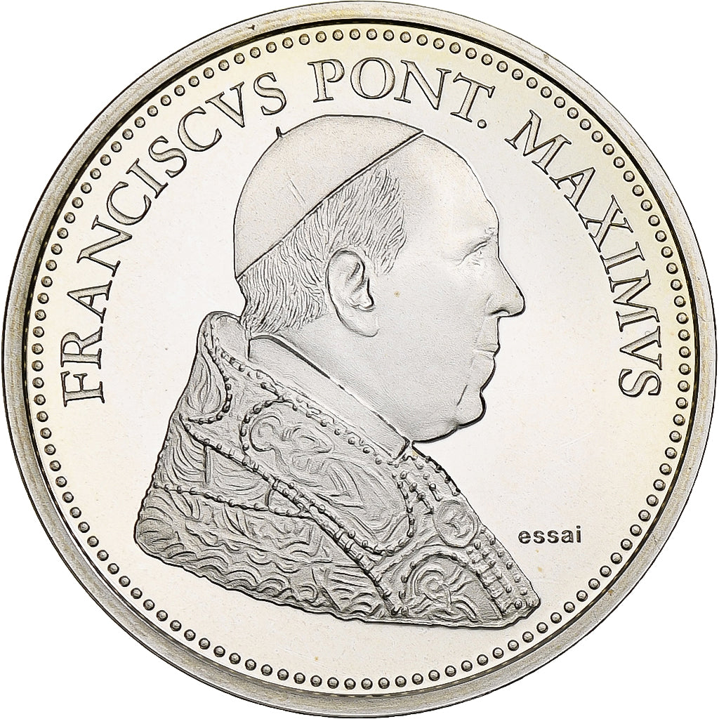Vatican, Médaille, Le Pape François, 2013, Argent, BE, FDC