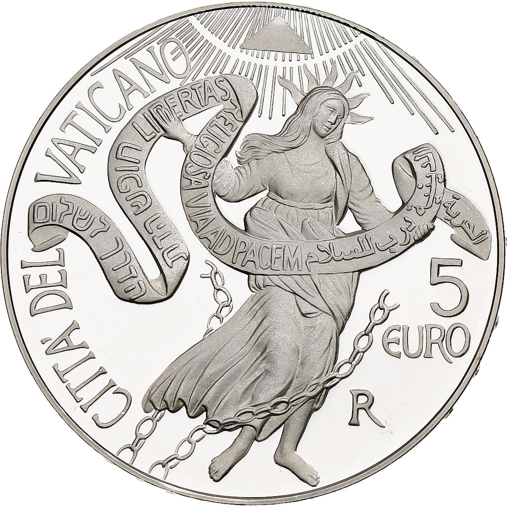 Vaticano, 5 Euro, Pape Benoit XVI, FS, 2011, Rome, Argento, FDC