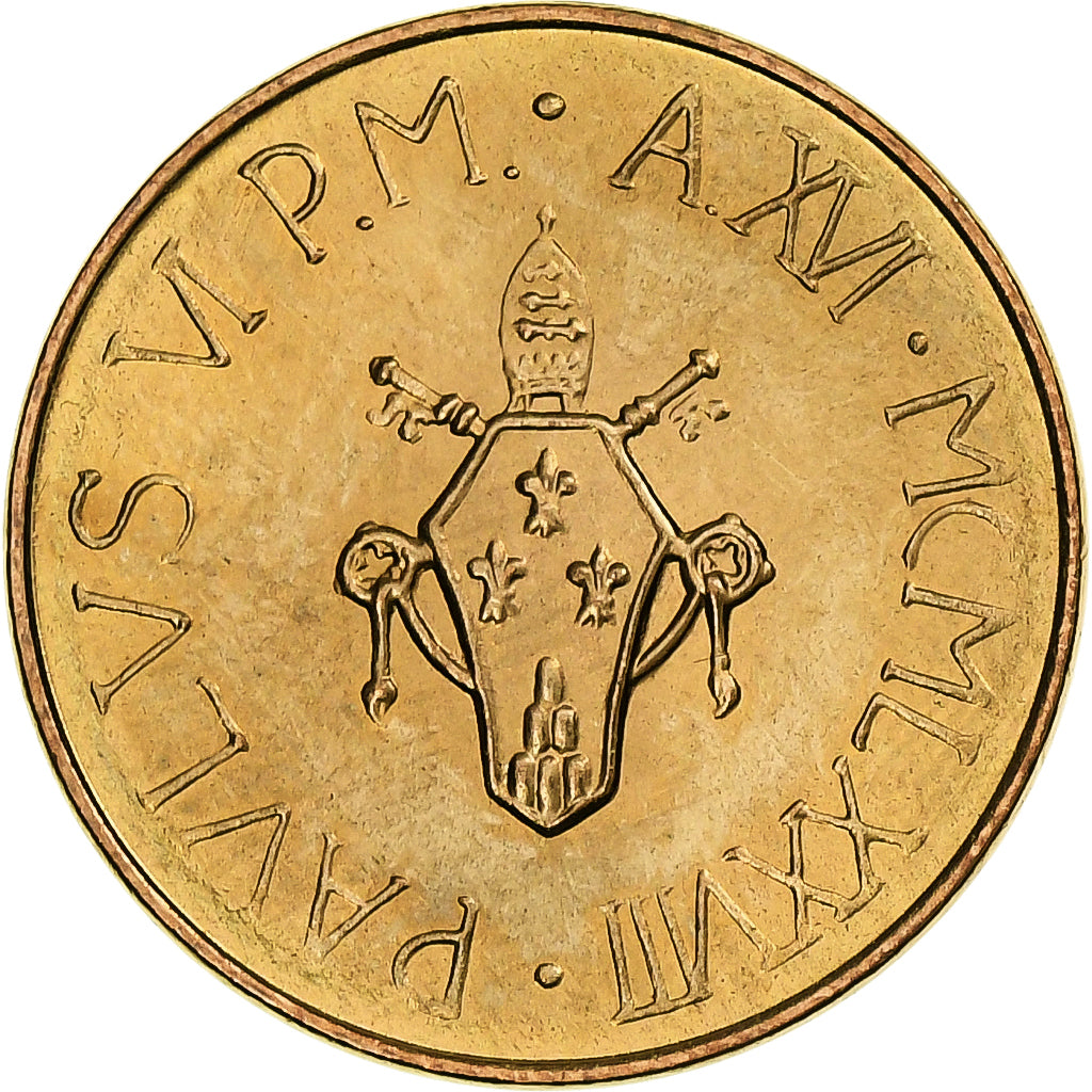 CITTÀ DEL VATICANO, Paul VI, 20 Lire, 1978, Rome, Alluminio-bronzo, FDC, KM:135