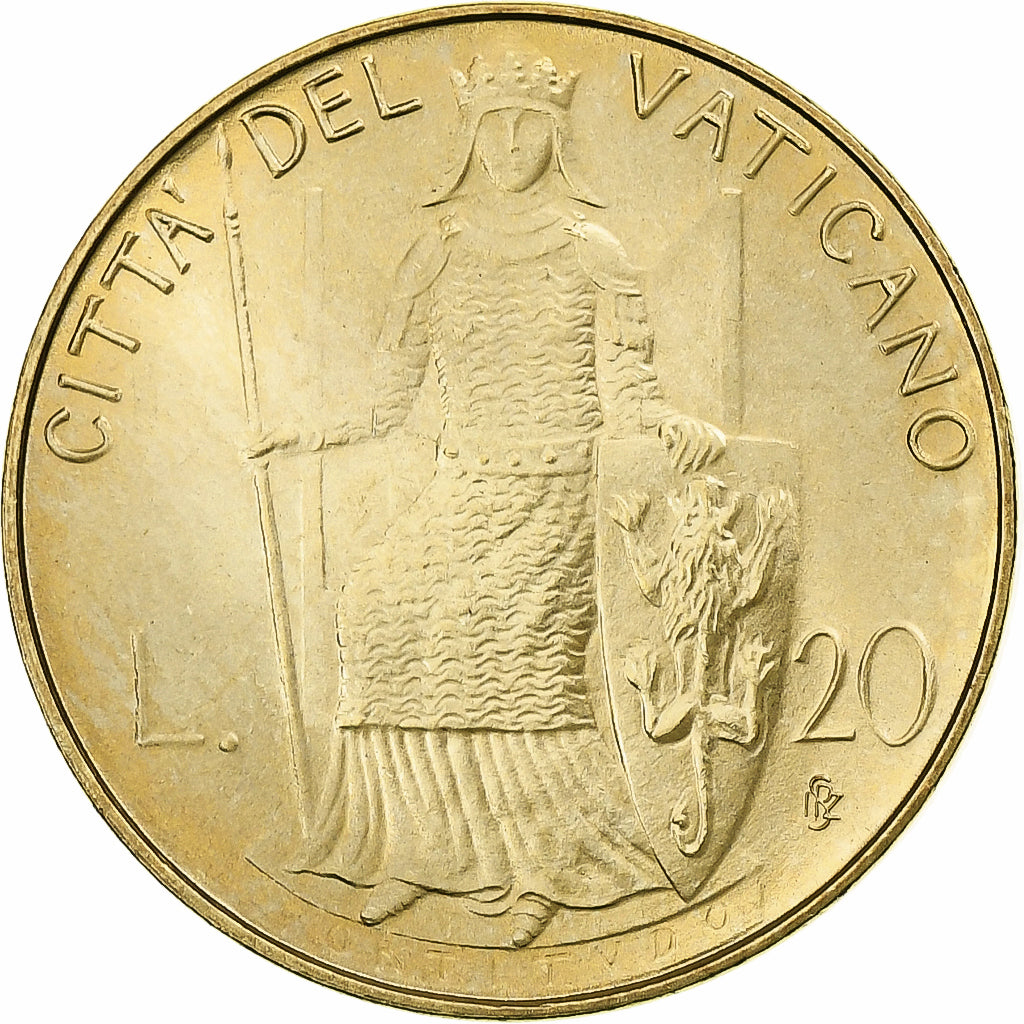 CITTÀ DEL VATICANO, John Paul II, 20 Lire, 1979, Rome, Alluminio-bronzo, FDC