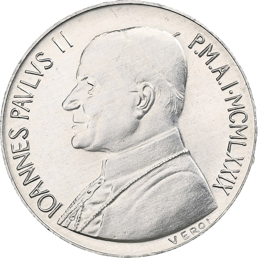 CITTÀ DEL VATICANO, John Paul II, 10 Lire, 1979, Rome, Alluminio, FDC, KM:143