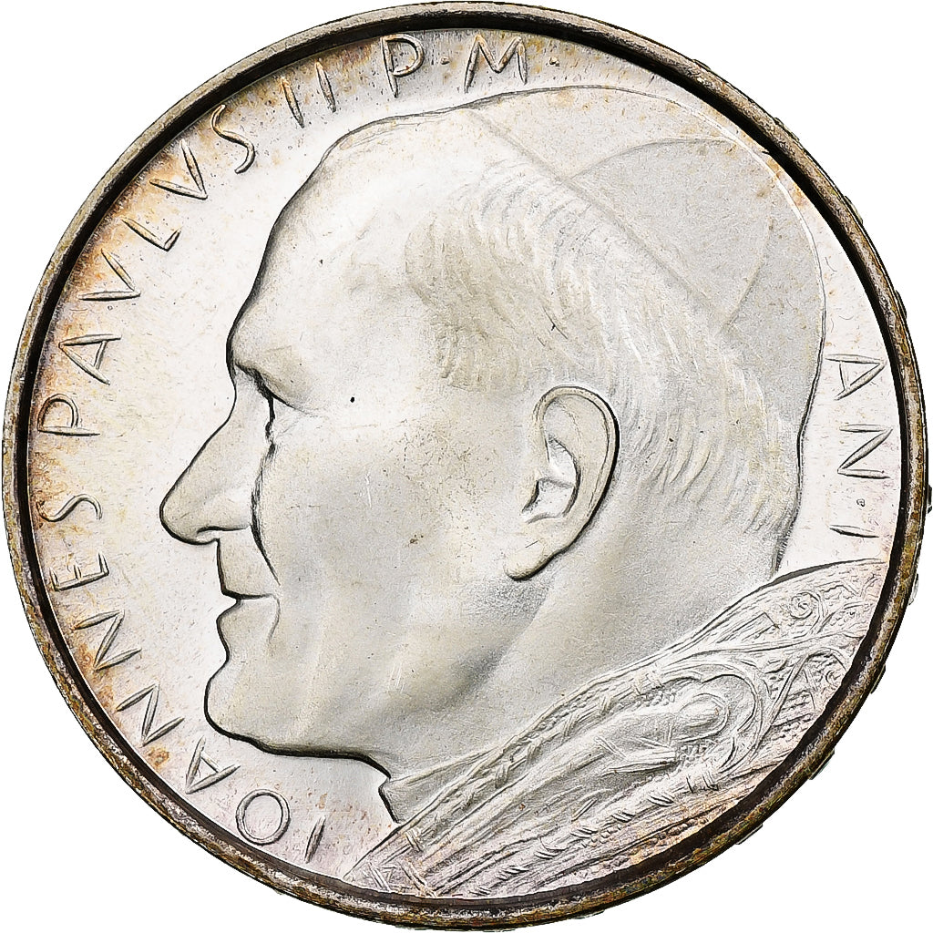 Vatikanstadt, John Paul II, 500 Lire, 1979, Rome, Silber, STGL, KM:148