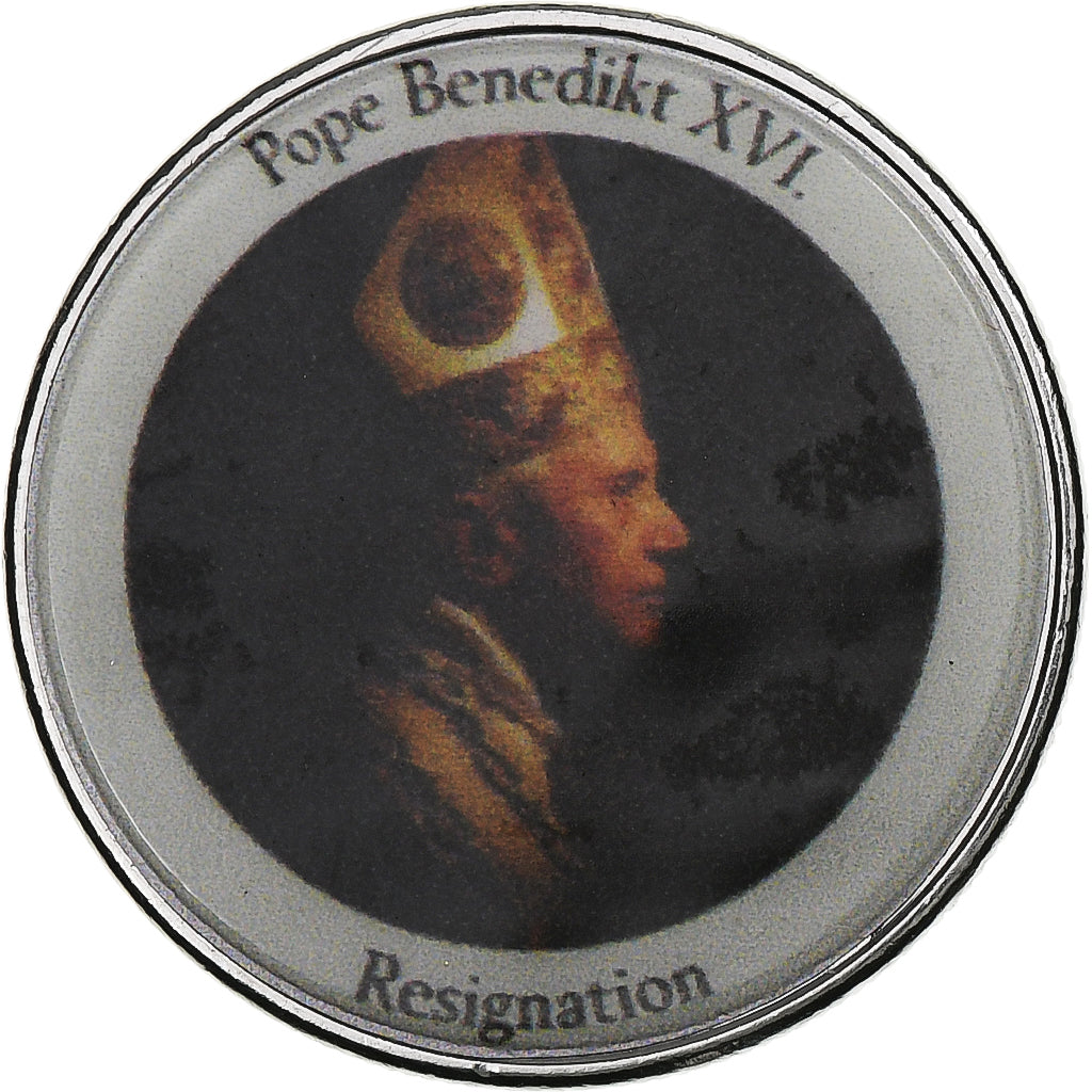 Vatican, Token, Le Pape Benoit XVI, Copper-nickel, AU(55-58)