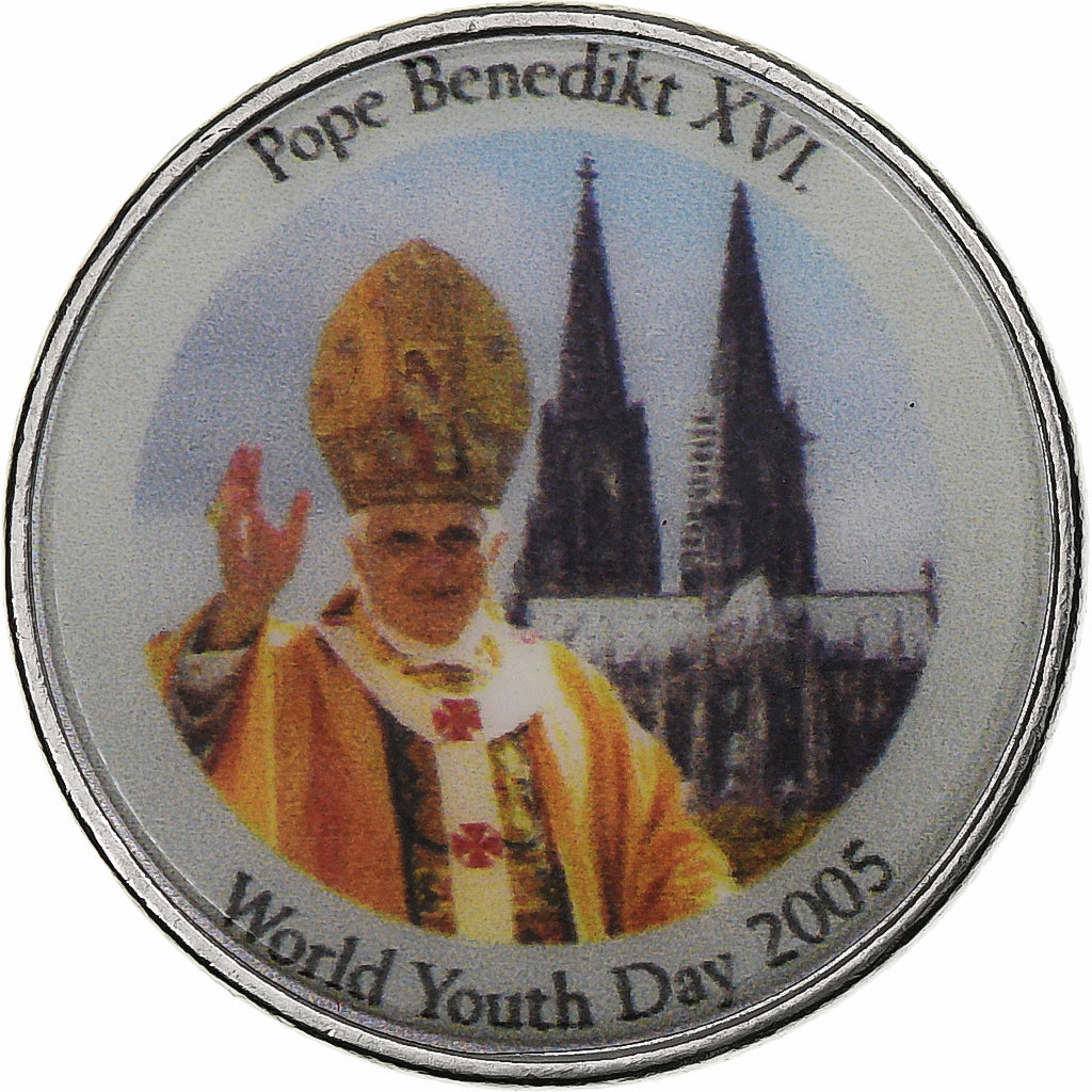 Vatican, Token, Le Pape Benoit XVI, Copper-nickel, AU(55-58)