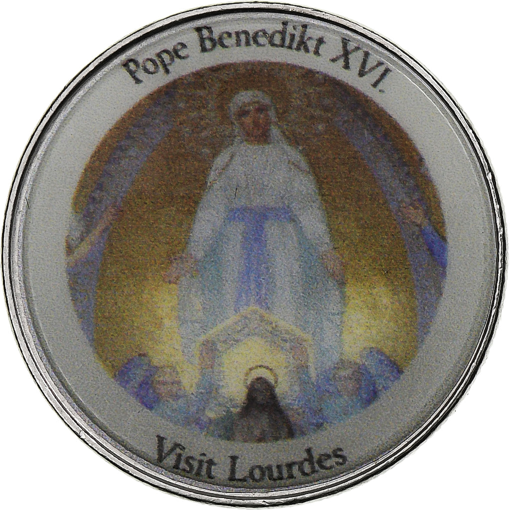 Vaticano, zeton, Le Pape Benoit XVI, Cobre - níquel, EBC