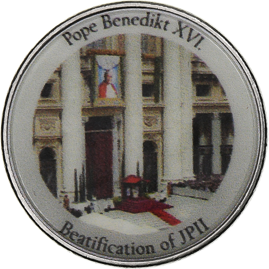 Vatican, Token, Le Pape Benoit XVI, Copper-nickel, AU(55-58)