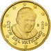 CIUDAD DEL VATICANO, Benedict XVI, 20 Euro Cent, Prueba, 2010, Rome, Latón