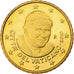 PAŃSTWO WATYKAŃSKIE, Benedict XVI, 50 Euro Cent, Proof, 2010, Rome, Mosiądz