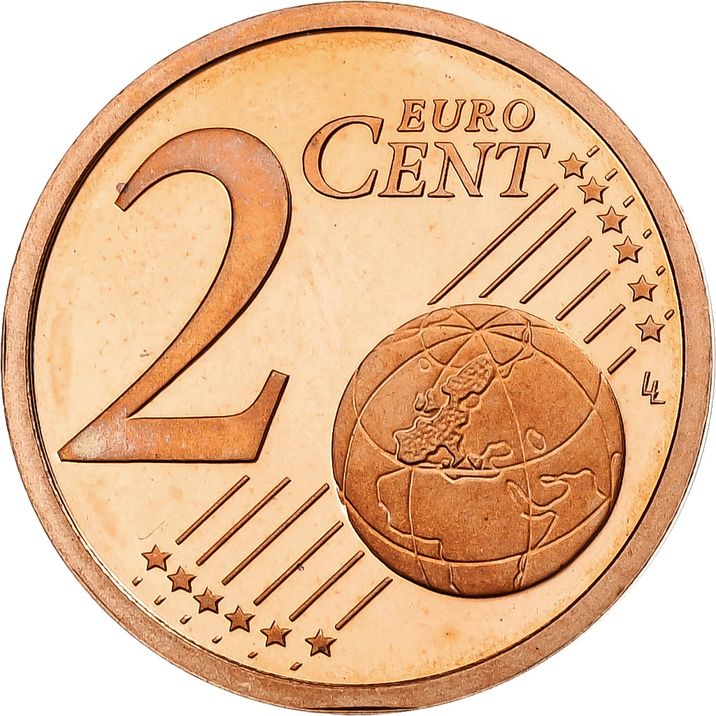 PAŃSTWO WATYKAŃSKIE, Benedict XVI, 2 Euro Cent, Proof, 2013, Rome, Miedź
