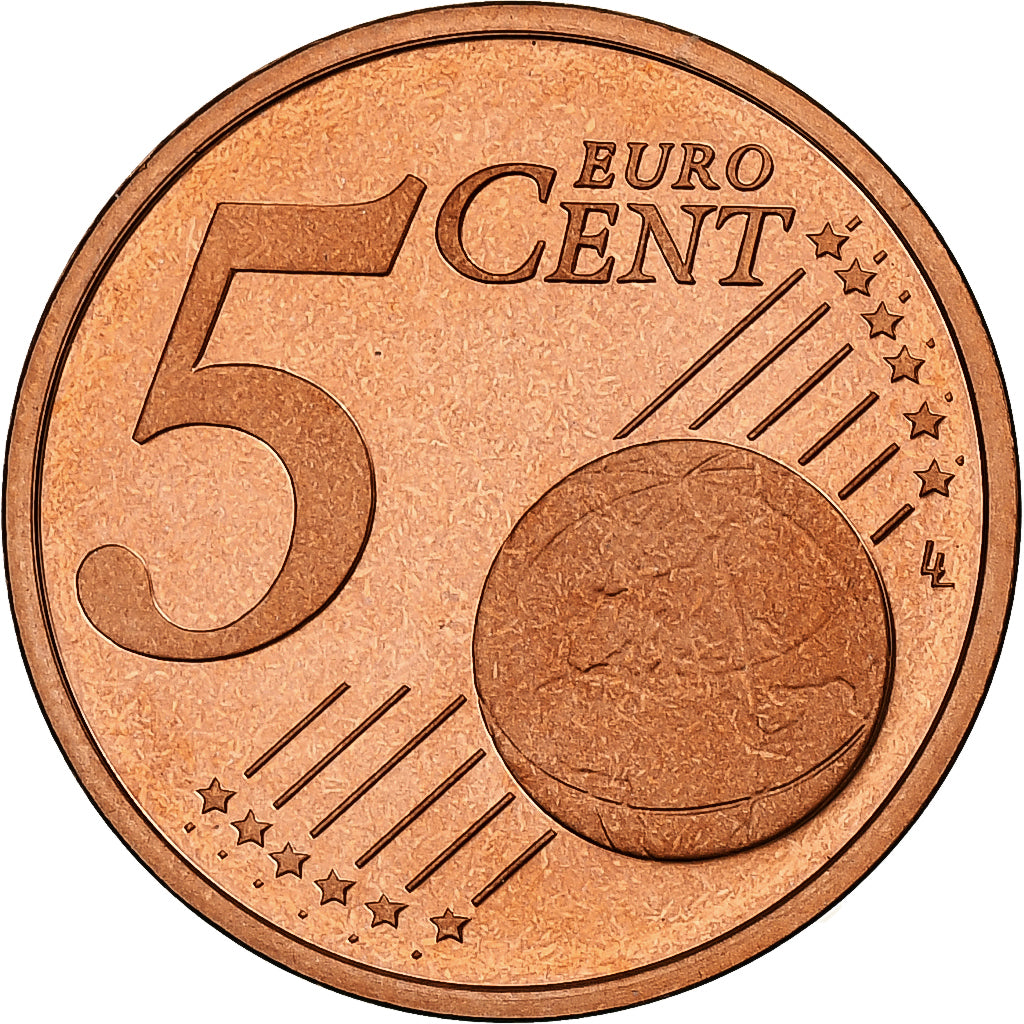 PAŃSTWO WATYKAŃSKIE, Benedict XVI, 5 Euro Cent, Proof, 2013, Rome, Miedź