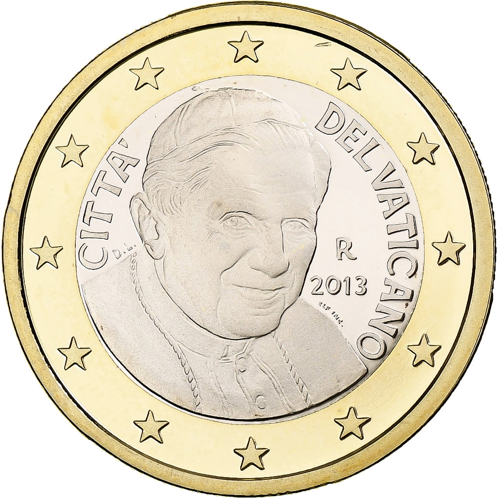 Vaticaanstad, Benedict XVI, Euro, Proof, 2013, Rome, Bi-Metallic, FDC, KM:388