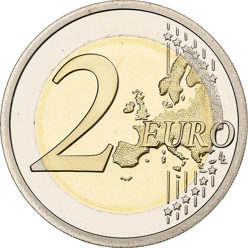 CITTÀ DEL VATICANO, Benedict XVI, 2 Euro, FS, 2013, Rome, Bi-metallico, FDC