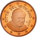 VATICAN CITY, Benedict XVI, 2 Euro Cent, Proof, 2009, Rome, Copper Plated Steel