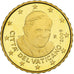 CIDADE DO VATICANO, Benedict XVI, 10 Euro Cent, Proof, 2009, Rome, Latão