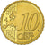 Cité du Vatican, Benedict XVI, 10 Euro Cent, BE, 2009, Rome, Laiton, FDC