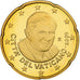 Vaticaanstad, Benedict XVI, 20 Euro Cent, Proof, 2009, Rome, Tin, FDC, KM:386