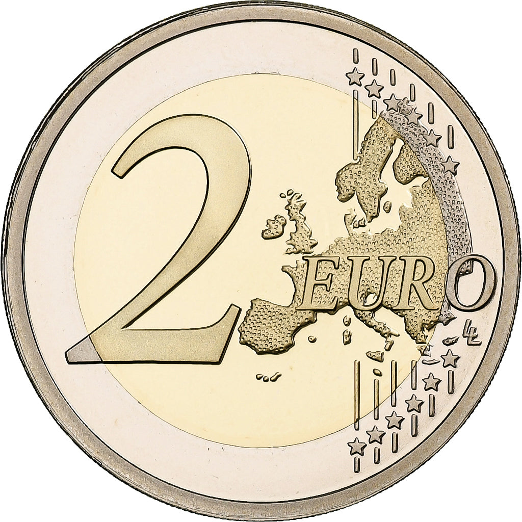 CITTÀ DEL VATICANO, Benedict XVI, 2 Euro, FS, 2009, Rome, Bi-metallico, FDC