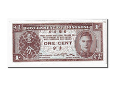 Hong Kong, 1 Cent, 1945, KM #321, UNC(65-70)