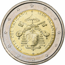 VATICAN CITY, 2 Euro, Sede Vacante, 213, Bi-Metallic, MS(63)