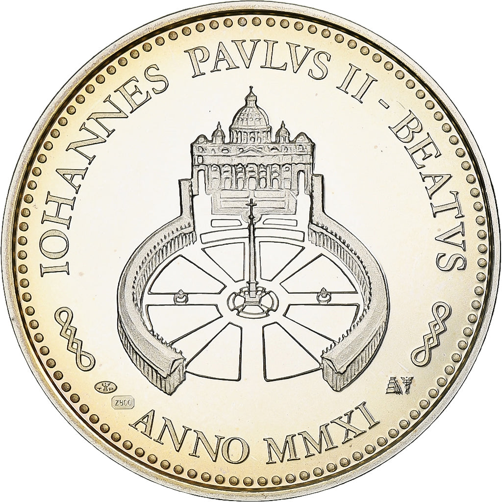 CITTÀ DEL VATICANO, medaglia, Le Pape Jean-Paul II, 2011, Argento, FS, FDC