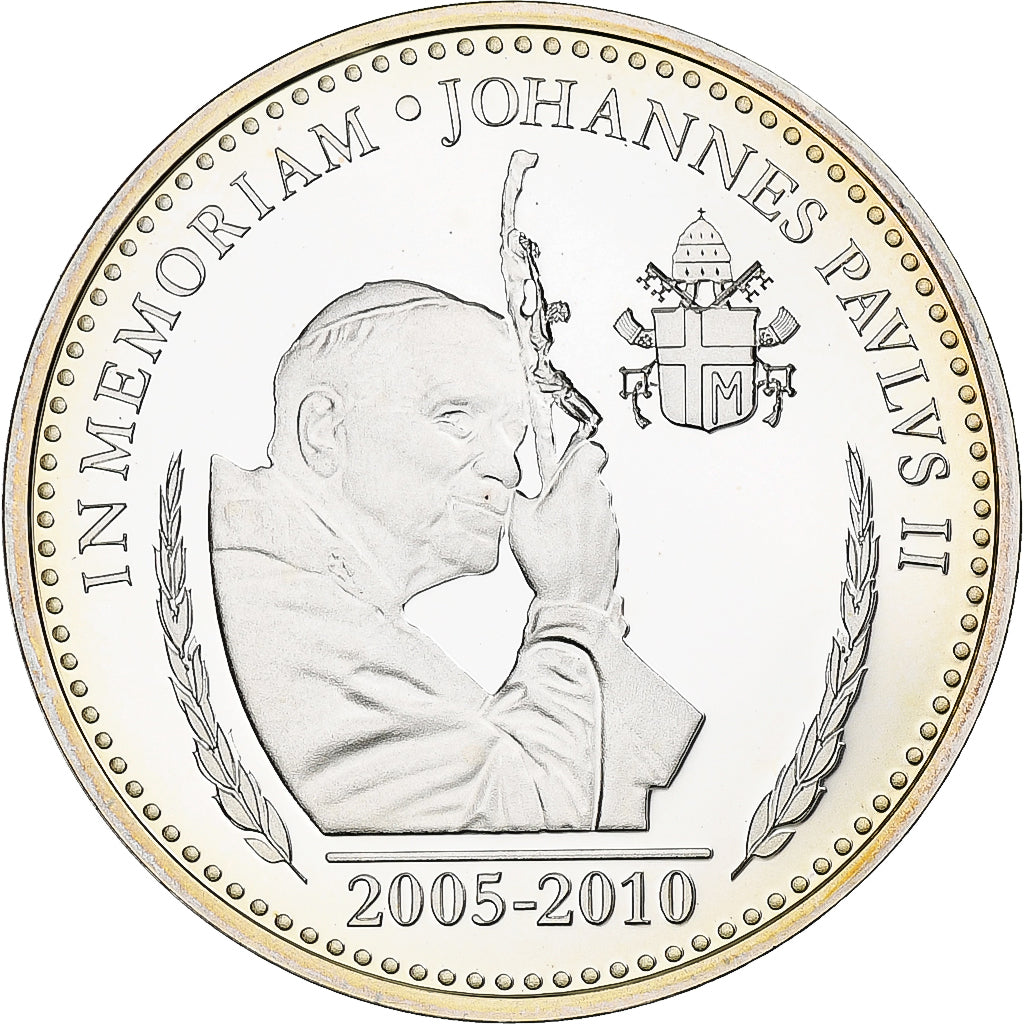 CITTÀ DEL VATICANO, medaglia, Le Pape Jean-Paul II, 2010, Argento, FS, FDC
