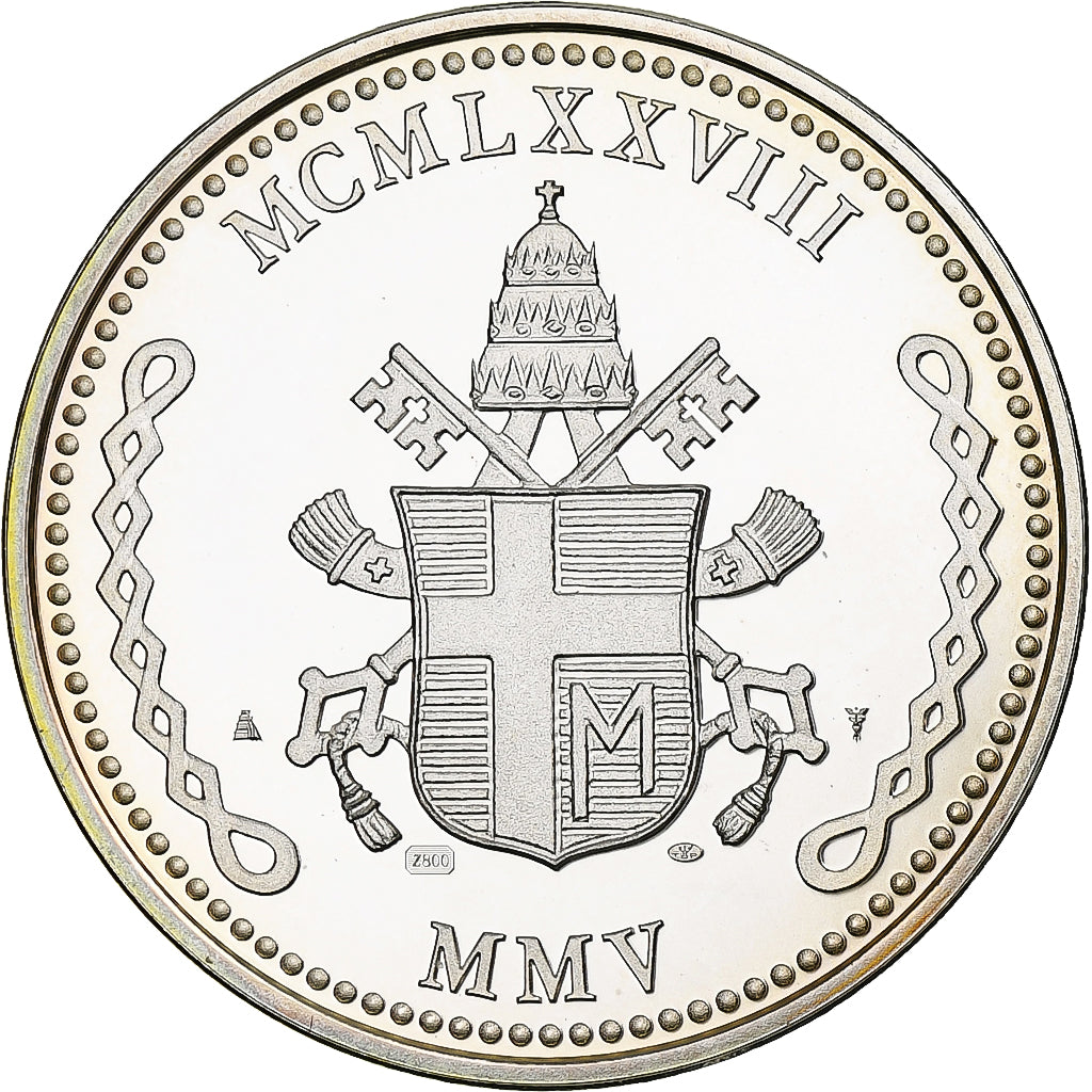 VATICAN CITY, Medal, Le Pape Jean-Paul II, 2005, Silver, Proof, MS(65-70)