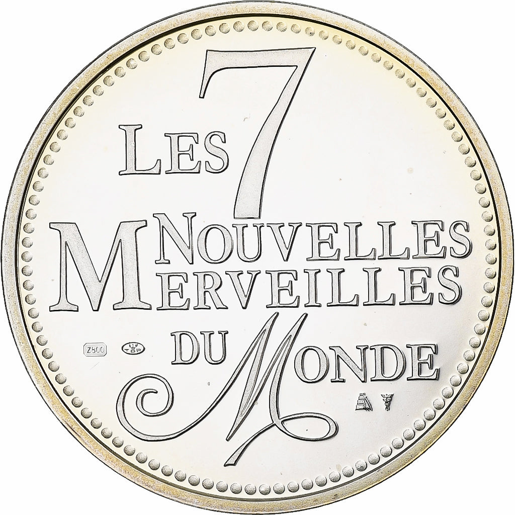 Jordânia, medalha, 7 Merveilles du Monde, Cité Nabatéenne de Pétra, Prata