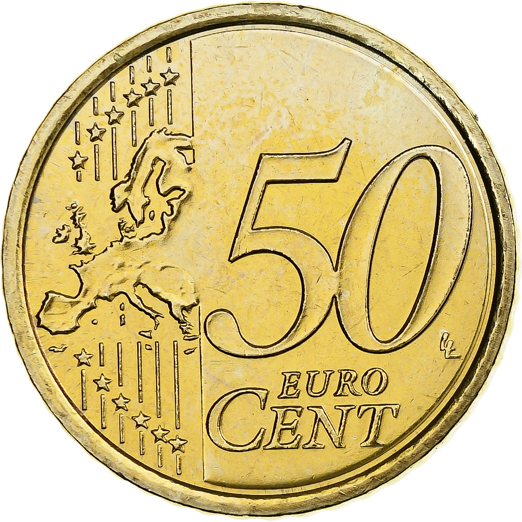 Vaticaanstad, Benedict XVI, 50 Euro Cent, 2010, Rome, Tin, FDC, KM:387