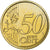 VATICAN CITY, Benedict XVI, 50 Euro Cent, 2010, Rome, Brass, MS(65-70), KM:387