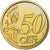 VATICAN CITY, Benedict XVI, 50 Euro Cent, 2010, Rome, Brass, MS(65-70), KM:387