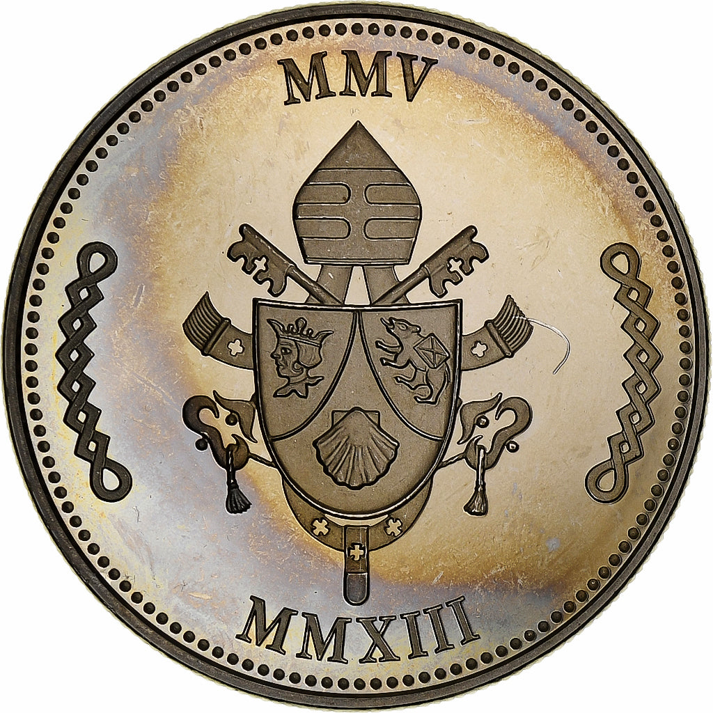 VATICAN CITY, Medal, Le Pape Benoit XVI, 2013, Copper-nickel, Proof, MS(65-70)