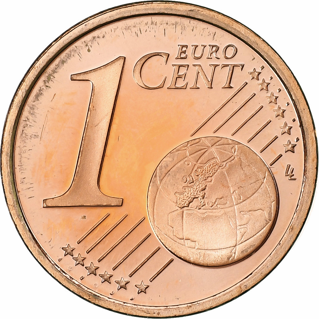 Monaco, Rainier III, Euro Cent, Proof / BE, 2001, Paris, Acciaio placcato rame