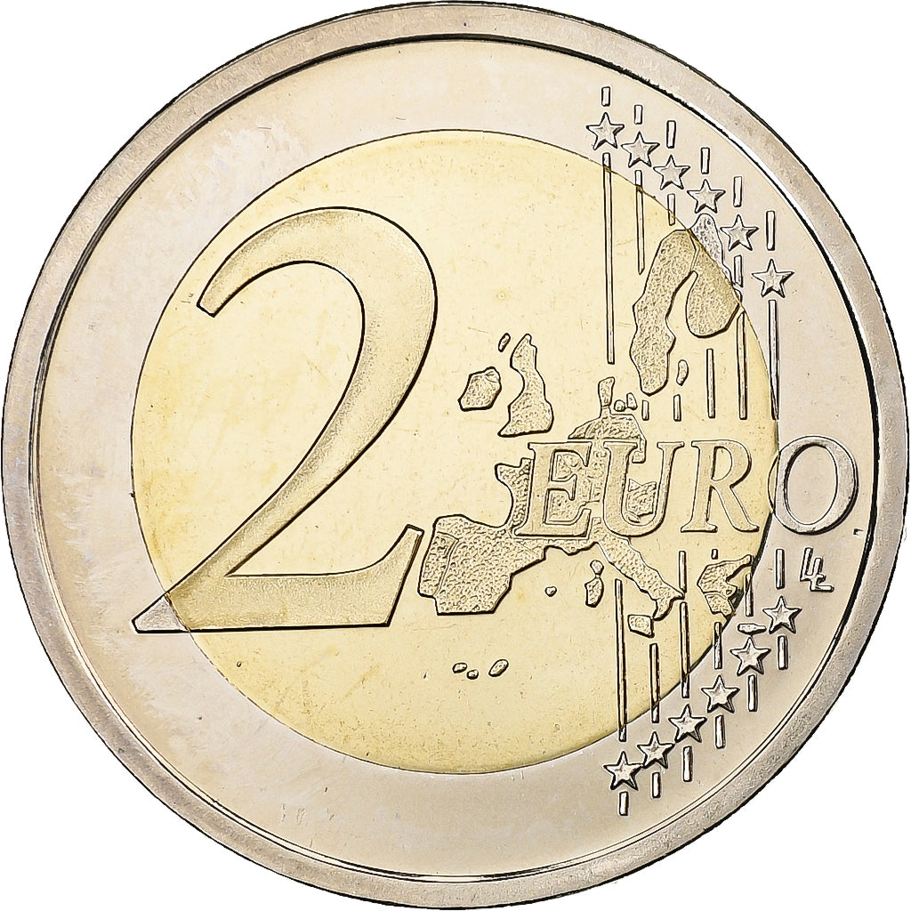 Monaco, Rainier III, 2 Euro, Proof / BE, 2001, Paris, Bi-metallico, FDC