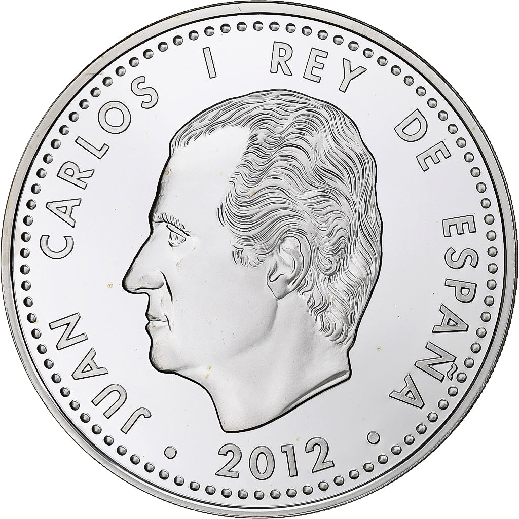 Spanien, Juan Carlos I, 10 Euro, Championnat d'Europe, PP, 2012, Madrid, Silber
