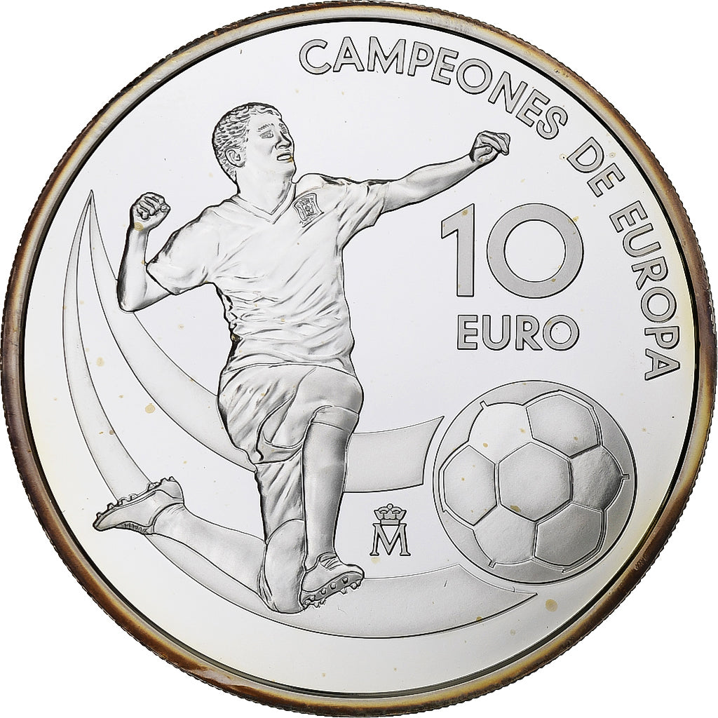 Spanien, Juan Carlos I, 10 Euro, Championnat d'Europe, PP, 2012, Madrid, Silber