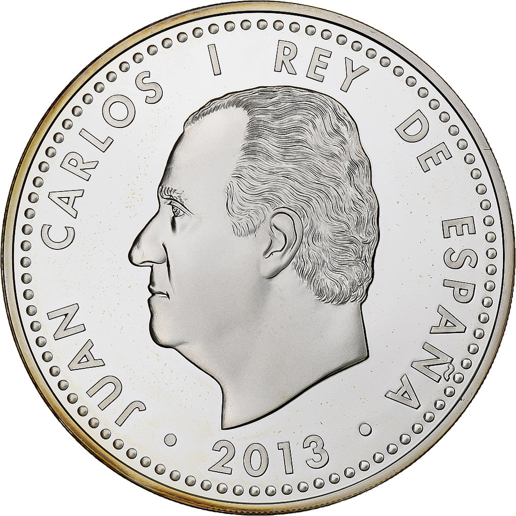 Espanha, Juan Carlos I, 10 Euro, Don Quixote, Proof, 2013, Madrid, Prata