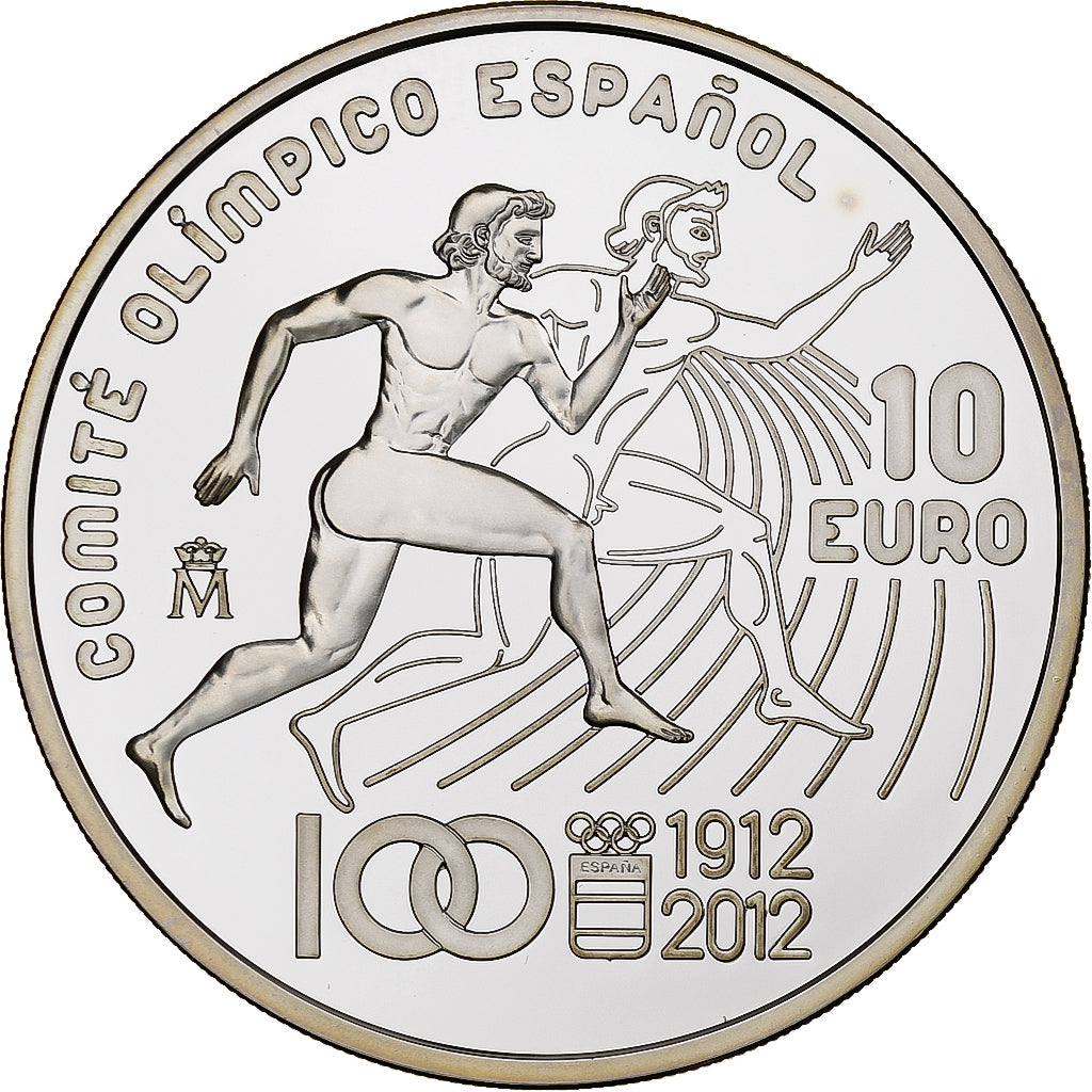 Spagna, Juan Carlos I, 10 Euro, Comité Olympique Espagnol, FS, 2012, Madrid