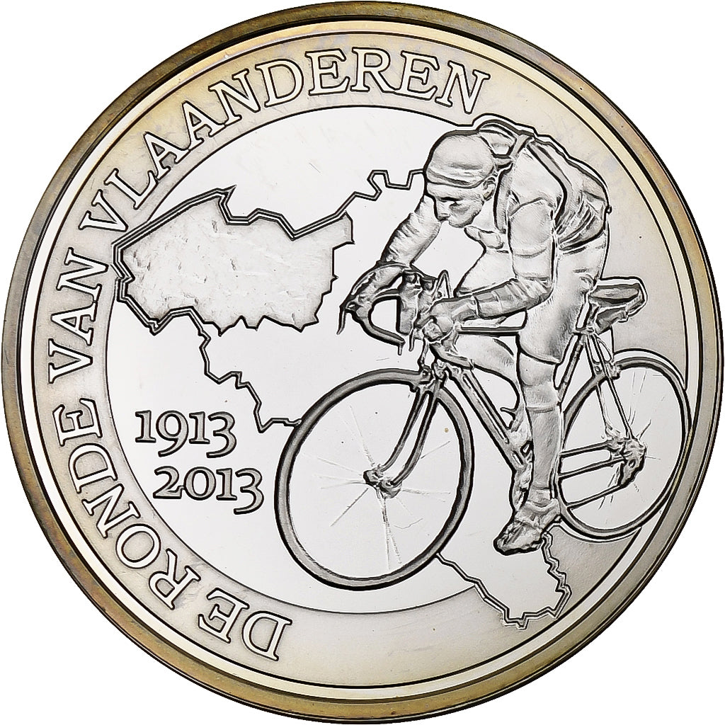 Belgien, Albert II, 10 Euro, 100éme Anniversaire, Tour Des Flandres, 2013